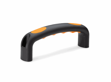 M.343-FM-SOFT - Bridge handles - threaded blind holes for back mounting.