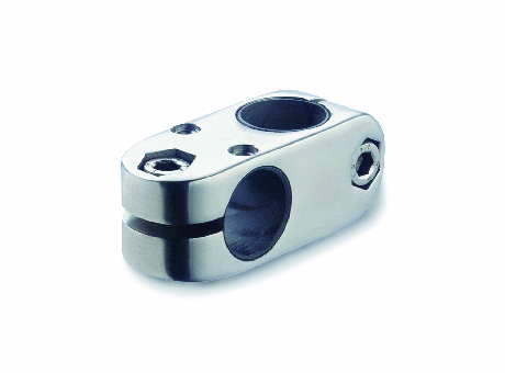 GN 131.1-NI - Two-way connecting clamps - for linear actuators, stainless steel
