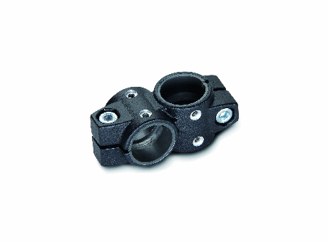GN 132.2 - Two-way connecting clamps - for linear actuators, aluminium