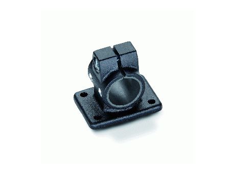 GN 146.1 - Connecting clamps with mounting base - for linear actuators, aluminium