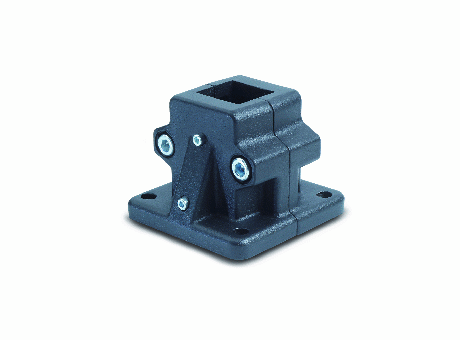 GN 165.1 - Connecting clamp bases - for linear actuators, aluminium