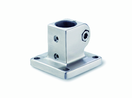 GN 162.1-NI - Bases for linear actuators - Stainless steel