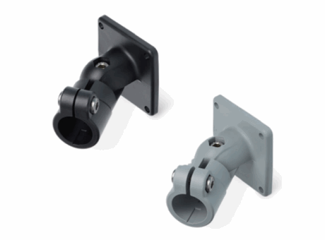TCC-TP-PB-T - Hinged joint with mounting base and clamp - With teeth