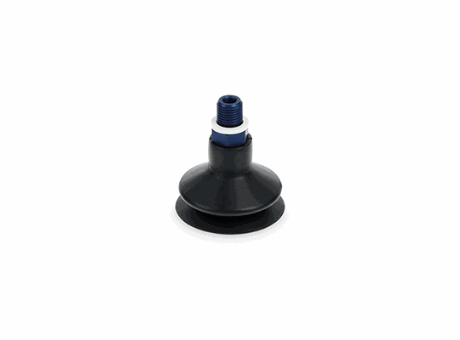 Bellows vacuum cups for food packaging