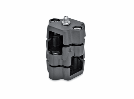 GN 134.7-D - Two-way connecting clamps - With ball plunger