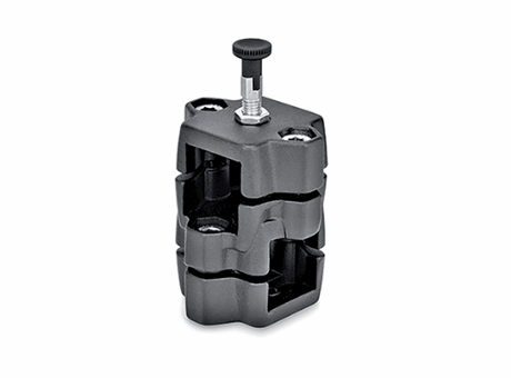 GN 134.7-R - Two-way connecting clamps - With spring positioning plunger