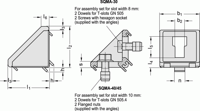 Dimensioned drawing