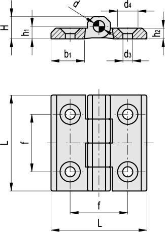 Dimensioned drawing