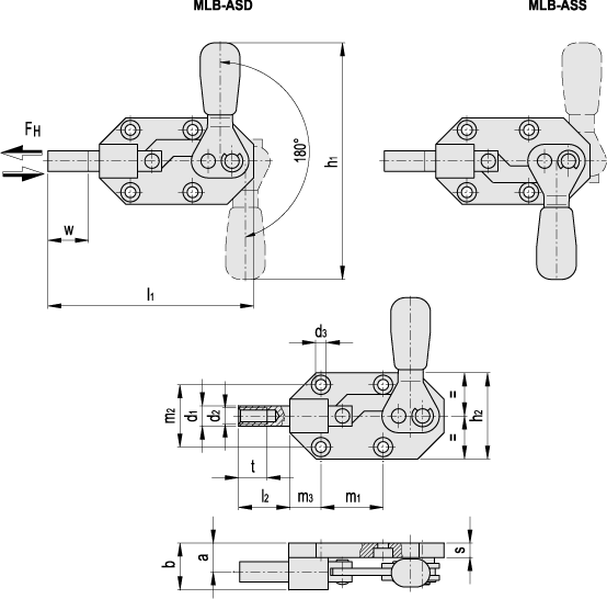 Dimensioned drawing