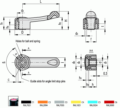 Dimensioned drawing