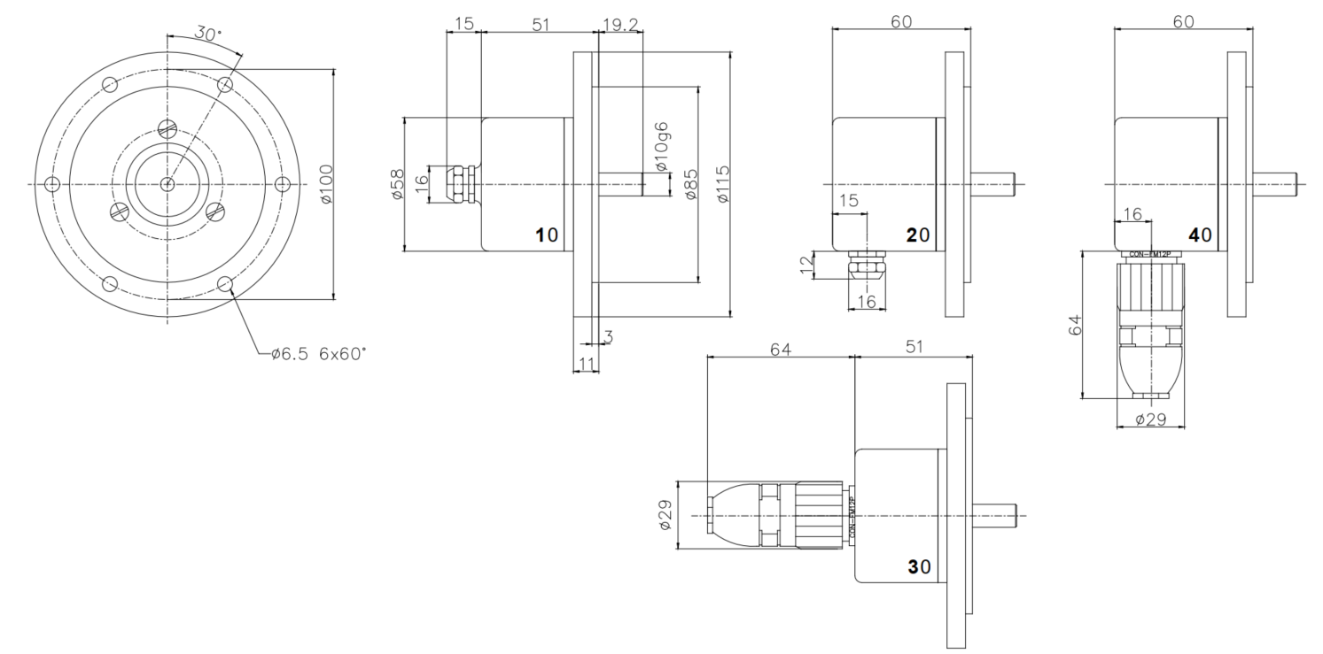 EMETA Encoders AB - Free CAD models - MA125-SERIES - TraceParts