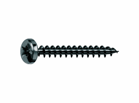 34683 VIS À BOIS PANELVIT® TÊTE CYLINDRIQUE POZIDRIVE NEROPLUS