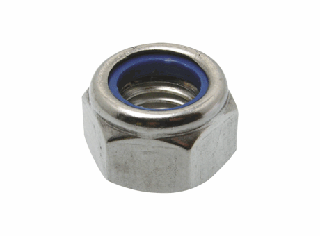 62642 ECROU HEXAGONAL AUTOFREINÉ LUBRIFIÉ À ANNEAU NON MÉTALLIQUE
