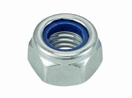 43801 ECROU HEXAGONAL AUTOFREINÉ À ANNEAU NON MÉTALLIQUE