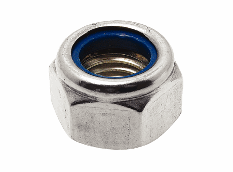 43806 ECROU HEXAGONAL AUTOFREINÉ À ANNEAU NON MÉTALLIQUE