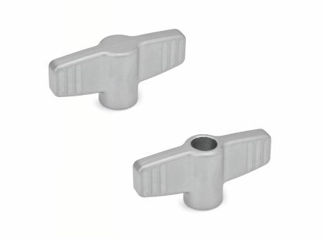 11er-Pack Flügelmuttern 1/4 Zoll – Schmetterlingsmuttern Aus Metall, Silber, Grobes Gewinde, Für Schnelle Handmontage