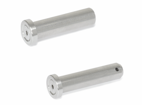 32-190 AXE AVEC RONDELLE PLATE, INOX