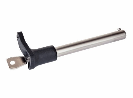 32-155 BROCHE DE CENTRAGE VERROUILLABLE, INOX, À POIGNÉE EN L