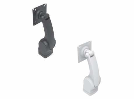 42-31 SUPPORT D'ÉCRAN INCLINABLE ET PIVOTANT, À BRAS SIMPLE, RÉGLABLE EN HAUTEUR, COMPACT