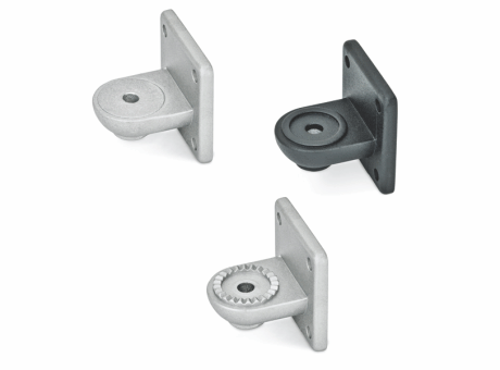 92-48 EMBASE ARTICULÉE ALUMINIUM, 4 TROUS DE FIXATION