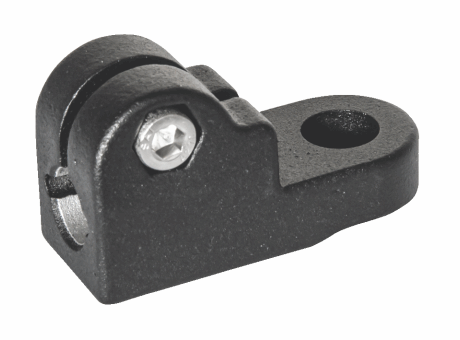92-140 CONNECTEUR DE TUBE PETIT MODÈLE, AVEC SUPPORT POUR CAPTEUR, ALUMINIUM