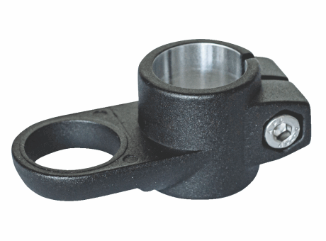 92-142 CONNECTEUR DE TUBE AVEC SUPPORT POUR CAPTEUR, ALUMINIUM