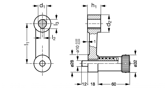 Manivelle indexable  - Schéma
