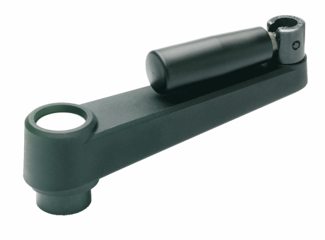 12-17 Crank handle with retractable handle technopolymer