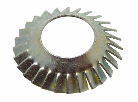 72201 COUNTERSUNK SERRATED LOCK WASHER AJZ TYPE EXTERNAL TEETH NFE 25537 - ZINC PLATED 400 HSST