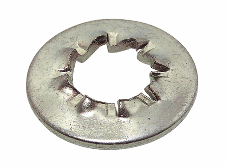 72301 COUNTERSUNK SERRATED LOCK WASHER JZC TYPE INTERNAL TEETH NFE 25512 - ZINC PLATED