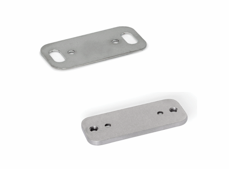 37-203 ENTRETOISE ET PLAQUE DE FIXATION POUR CHARNIÈRE, INOX