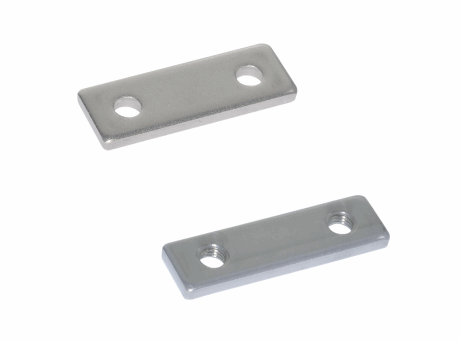 37-202 ENTRETOISE ET PLAQUE DE FIXATION POUR CHARNIÈRE, INOX