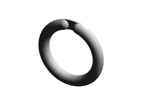 Pop Ring 15.0 mm PP White