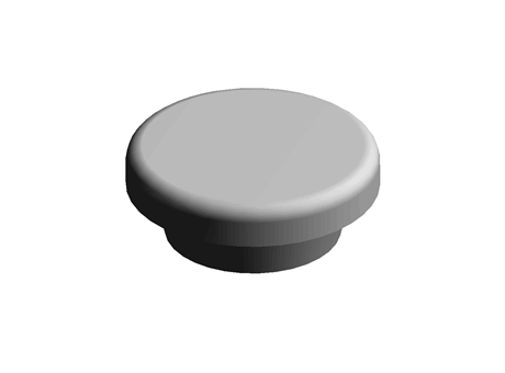 Body Plug 22.0 mm (DIA) 0.8 mm 2.0 mm TPE
