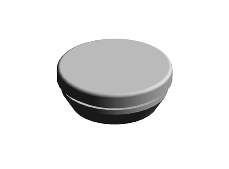 Body Plug 26.5 mm (DIA) 1.6 mm 3.0 mm TPE