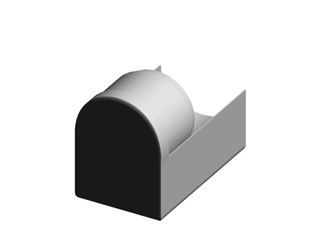 Push Fit Feet Round 30.0 mm 30 PE Black