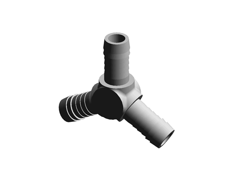 Push Fitting Y Connector