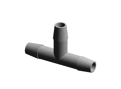 Push Fitting Y Connector  6.2 mm