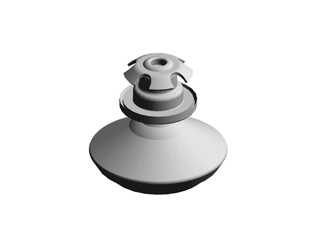 Push-In Glide 31.0 mm  White Nylon;Steel