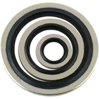 Bonded Washer 3/8 BSP Mild Steel;NBR 80 Nitrile NBR 80