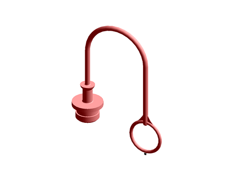 Quick Release Plug ISO A 3/4 TPE Yellow