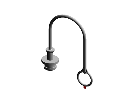 Quick Release Plug ISO B 1/2 TPE Blue