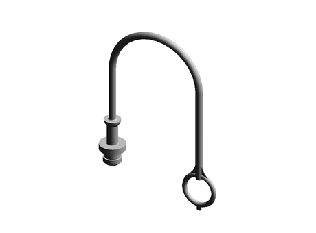 Quick Release Plug ISO B 1/4 TPE Blue