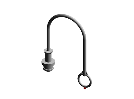 Quick Release Plug ISO B 3/8 TPE Yellow