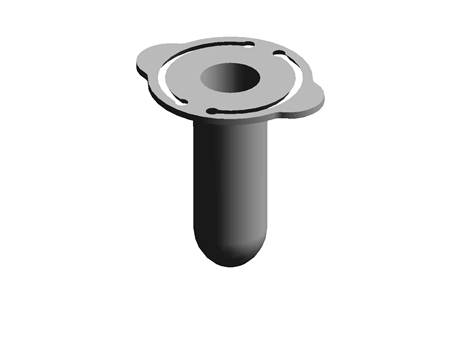Quick-Fit Connector Plug 12.8 mm SAE J2044 ½ PE-LD Yellow