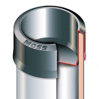 Recessed Pipe Cap 355.6 mm 28.3 mm Yellow