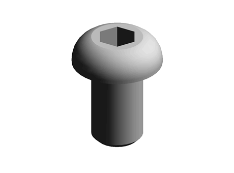 Button Head Seal Screw M12 20.0 303 Stainless Steel