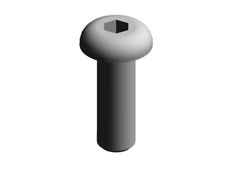 Button Head Seal Screw M4 12.0 316 Stainless Steel
