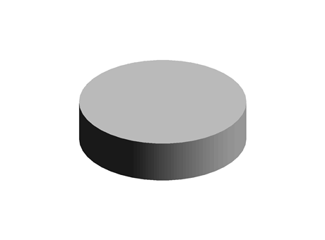 Rubber Pad 50.0 mm Plain Black