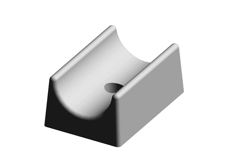 Saddle Feet Rectangular 19.0 mm 33.0 mm LDPE